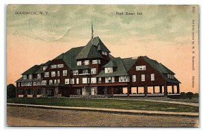 Red Swan Inn, Warwick, NY Postcard *7C15