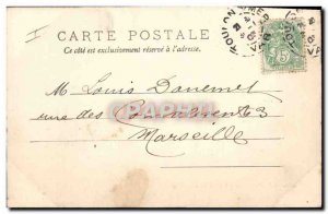 Old Postcard warship Official visit aboard the & # 39escadre