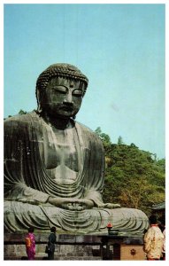 Japan Air Lines Great Buddha at Kamakura Airline Issued Airplane Postcard