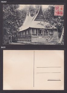 Postcard, DUTCH INDIES, Minangkabau Architecture