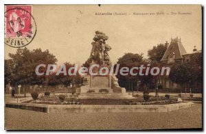 Postcard Old Abbeville (Somme) War Memorial