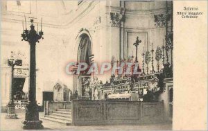 Postcard Old Salerno Altare Maggiore Cathedral