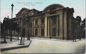 Venezuela Saludo de Caracas Palacio de Justicia Vintage Postcard C135