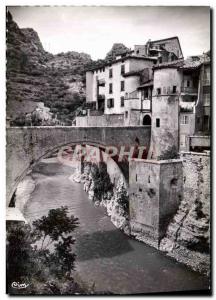 CPM Entrevaux Ville Fortifiee Par Vauban vue sur le pont levis et le Var