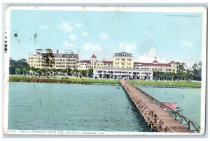 c1920 Hotel Ormond Form Halifax Exterior Building Port Ormond Florida Postcard