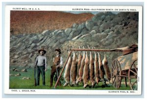 Glorieta Pass NM, Old Pigeon Ranch On Santa Fe Trail  Antelope Vintage Postcard