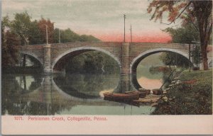 Postcard Perkiomen Creek Collegeville PA