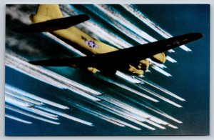 US  WW2  Fighter Bomber   J Bomb  Brunswick Germany   Postcard