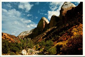 Utah Zion National Park Mountain Of The Sun & Twin Brothers