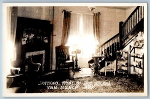 c1940's Boyhood Home Of Bob Burns Van Buren Arkansas AR RPPC Photo Postcard