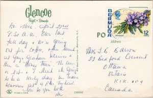 Glencoe Paget Bermuda People Pool Vintage Postcard F25