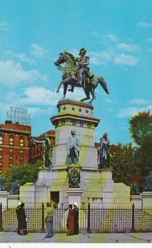 Virginia Richmond Equestrian Statue Of Washington