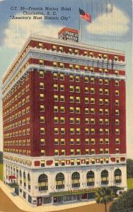 Charleston South Carolina~Francis Marion Hotel~Charleston New Company Postcard