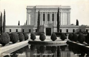 RPPC; Mormon LDS Temple, Mesa AZ, LL Cook B-233 Maricopa County Unposted