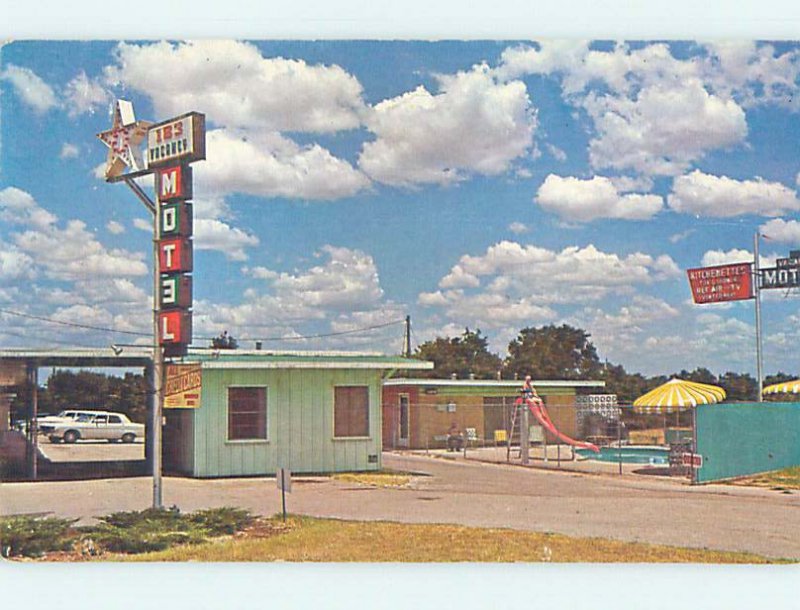 Pre-1980 MOTEL SCENE Hurst Texas TX AD9305