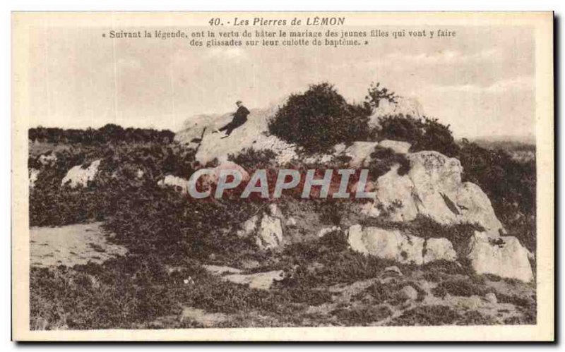 Old Postcard Stones Lemon