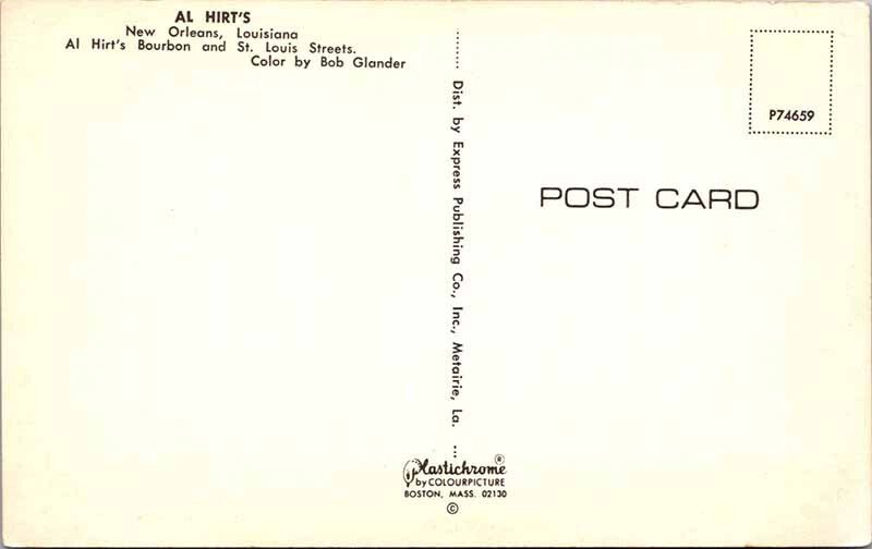 Postcard SHOP SCENE New Orleans Louisiana LA AM3869