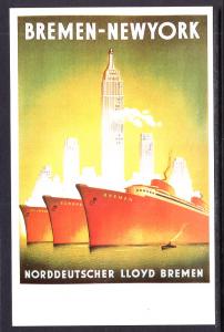 Classic Poster,Steamship,Norddueutscher Lloyd Bremen