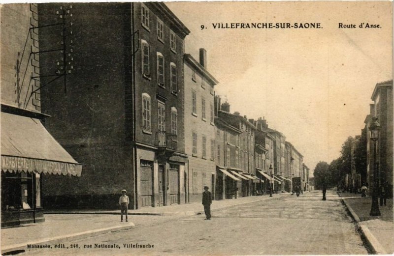 CPA Villefranche-sur-Saone - Route d'Anse (245064)