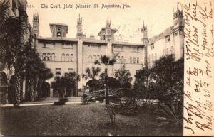 Florida St Augustine Hotel Alcazar Grounds 1910 Rotograph