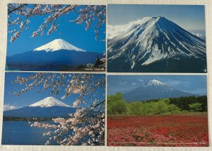 Lot 18 Mount Fuji Japan Tallest Mountain in Japan Chrome Postcards