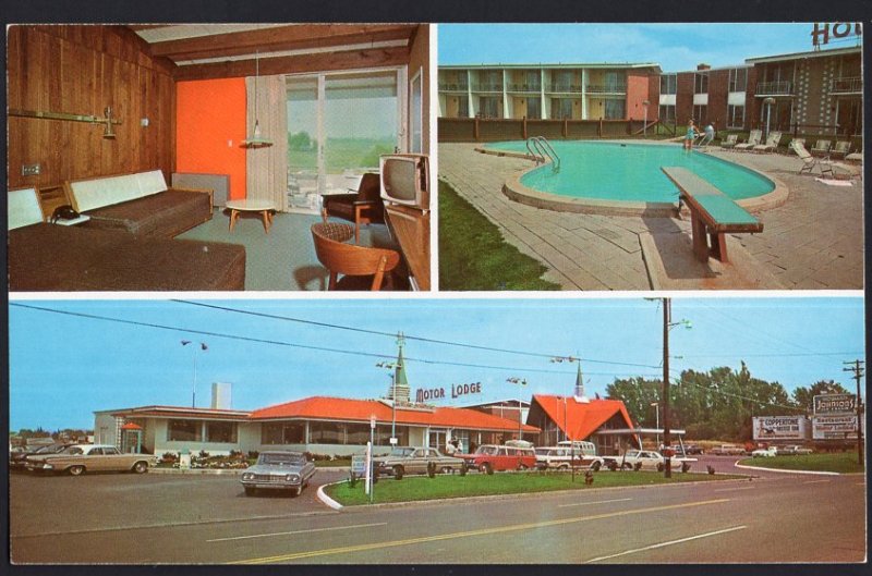 NY WATERTOWN Howard Johnson's Motor Lodge Interstate Highway 81 1950s-1970s