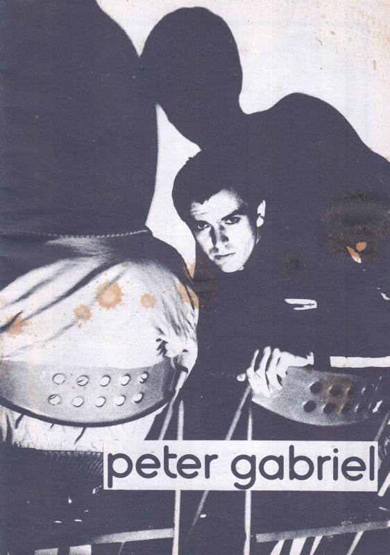 Peter Gabriel 1980s Fanzine LP Review Picture Song Lyrics Book