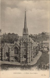 CPA Fougeres Eglise St Sulpice (1237429)