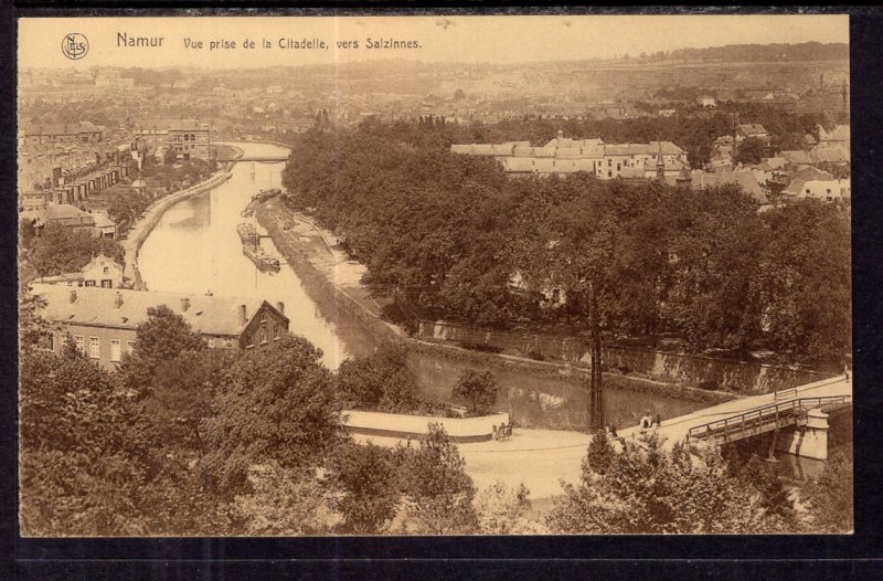 Vue Prise de la Citadelle,Ver Salzinnes,Namur,Belgium BIN