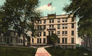 Vintage Postcard 1913 View of The Conway Hall Building Carlisle Pennsylvania PA