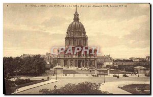 Old Postcard Paris Hotel des Invalides Dome