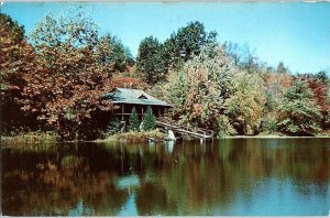 Postcard LODGE SCENE Pawling New York NY AJ0407