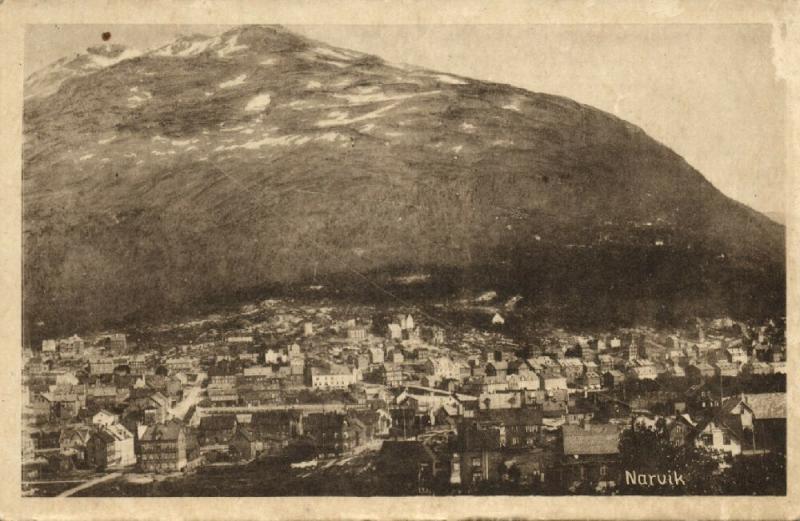 norway norge, NARVIK, Panorama (1920)