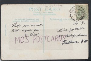 Family History Postcard - Gertrella, 29 Bishops Mansions, Fulham, London RF3824