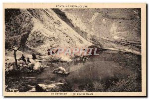 Vaucluse - The Source High - The Deversoir - Old Postcard