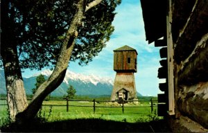 Canada British Columbia Fort Steele Water Tower