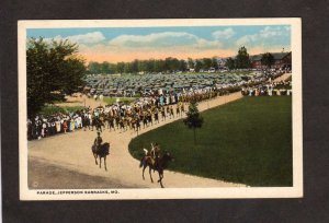 MO Jefferson Barracks Lemay Missouri US Army Base Military Band Postcard