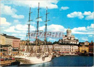 Modern Postcard Helsinki Finland Helsinki Boat Sailboat