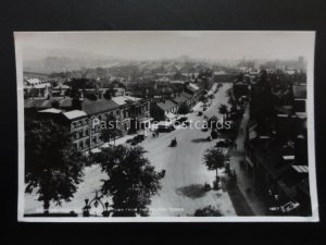 Yorkshire SKIPTON High Street from Church Tower Old RP Postcard by W. Scott 1807