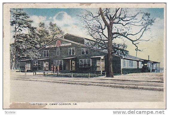 Camp Gordon , Georgia , 1900-10s ; Auditorium