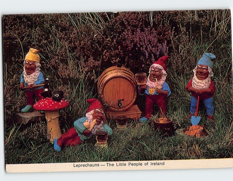 Postcard Leprechauns The Little People of Ireland
