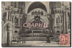 Old Postcard Louvesc Basilica Interior