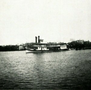 Paddle Steamer Paul L Of Tristen Wisconsin WI 1909 DB Postcard