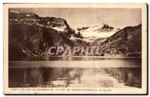 Old Postcard Lake Barberine Peak Tanneverges and Buan