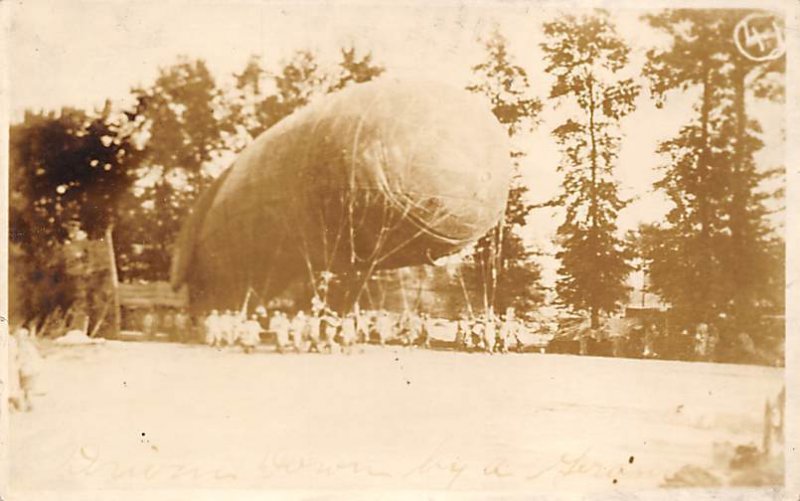 Airship Real Photo Zeppelin Unused 