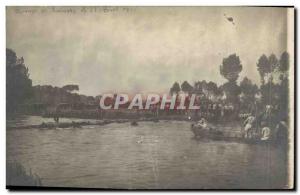 PHOTO CARD Remembrance 7th Regiments Hunters Crossing the river 23 August 190...