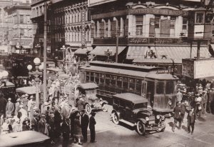 Georgia Atlanta Looking Northwest At Five Points Circa 1922