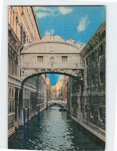 Postcard Sighs Bridge Venice Italy