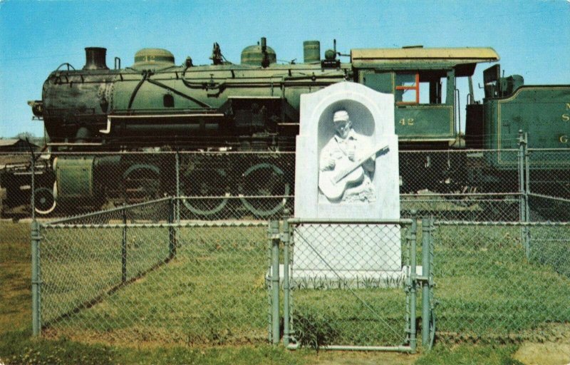 Postcard Jimmie Rodgers Memorial Highland Park Meridian Mississippi