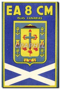 Postcard Old Telegraphie EA8CM Isla Canarias